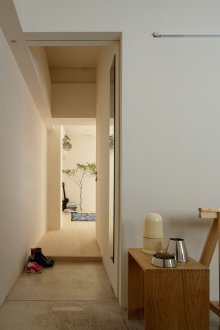 Ιαπωνικό εσωτερικό διάδρομο στο σπίτι