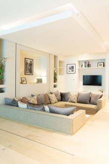 Ιαπωνικό εσωτερικό με απαλή ζώνη