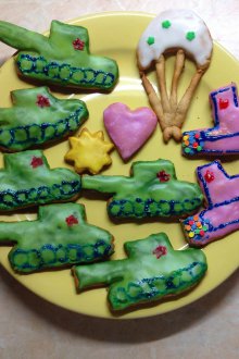 Crafts για τα cookies της 23ης Φεβρουαρίου