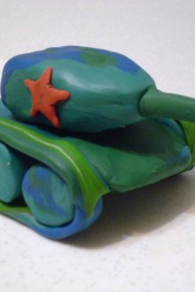 Χειροτεχνία για τις 23 Φεβρουαρίου από πλαστελίνη