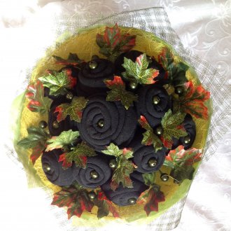 Δώρα για τις 23 Φεβρουαρίου make-up μπουκέτο κάλτσες