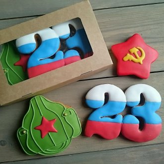 DIY Δώρα 23 Φεβρουαρίου Μπισκότα