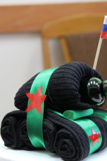 Δώρα για τις 23 Φεβρουαρίου do-it-yourself πουλόβερ