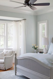 Εσωτερικό για ένα κορίτσι με μπλε αποχρώσεις