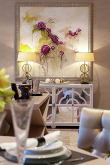 Art Nouveau εσωτερικό για ένα κορίτσι