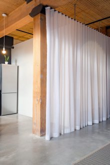 Ζωνοποίηση κουρτινών βιομηχανικού στυλ