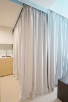 Ζώνες κουρτινών στην κουζίνα