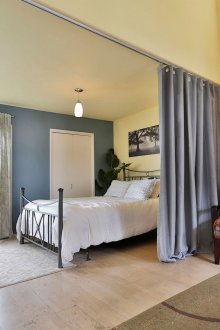 Ζωνοποίηση κουρτίνες μπλε