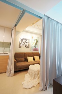 Ζωνοποίηση με κουρτίνες με κρυφό άκρο