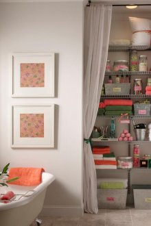 Ζώνες κουρτινών στο μπάνιο