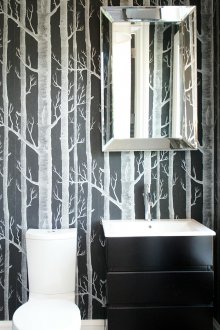 Ταπετσαρία στην επισκευή τουαλέτας