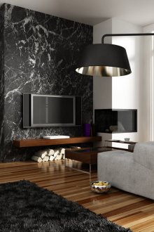 Λευκές πόρτες και καφέ πολυεπίπεδη κάτω από ένα δέντρο σε ένα διαμέρισμα