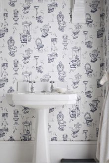 Θεματικές ταπετσαρίες τουαλέτας