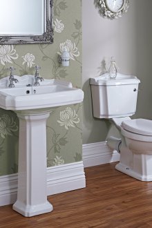 Ταπετσαρία τουαλέτας από ύφασμα