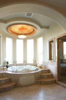 Μεγάλο μπάνιο με τζακούζι