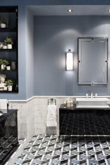 Μεγάλο γυαλιστερό μπάνιο