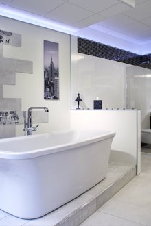 Μεγάλο μπάνιο με χωρίσματα