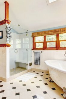 Μεγάλο φωτεινό μπάνιο