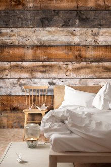 Ταπετσαρία φωτογραφιών με σανίδες