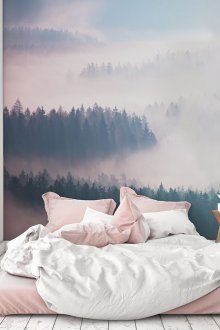 Τοίχοι τοίχου τοίχου με ομίχλη