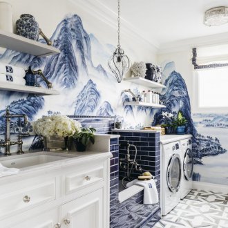 Τοίχο τοίχου στον τοίχο της κουζίνας