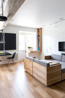 Πώς να τακτοποιήσετε τα έπιπλα σε ένα διαμέρισμα στούντιο