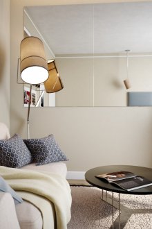 Studiolejlighed 40 kvm med beige vægge