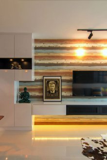 Studio διαμέρισμα 40 τ.μ. με γυαλιστερά έπιπλα