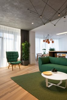 Studio διαμέρισμα 40 τ.μ. πράσινο