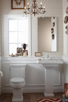 Επισκευή τουαλέτας με κλασικά πάνελ