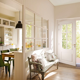 Χωριό τοίχου εσωτερικού στυλ