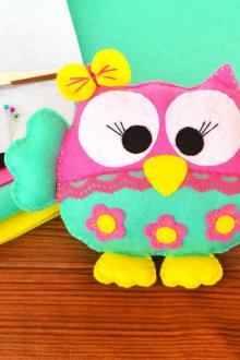 Håndverk for 8. mars fra filt