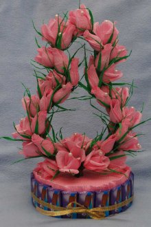 Håndarbeid for 8. mars fra søtsaker