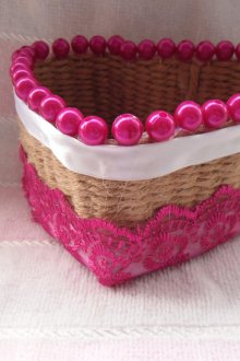 Håndarbeid 8. mars kurvhjerte