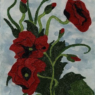 Håndverk for 8. mars fra korn