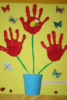 Håndverk for 8. mars postkort