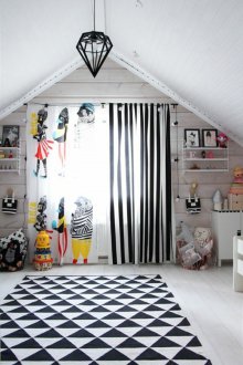 Διάταξη μαύρο και άσπρο για παιδιά