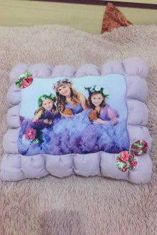 Gaver til 8. mars gjør-det-selv-pute med foto