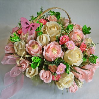 Gave til 8. mars gjør-det-selv-godterikurv