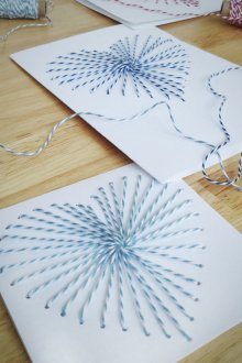 DIY-gave til 8. mars fra tråder