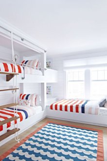 Νηπιαγωγείο θαλάσσιου στυλ με χαλί