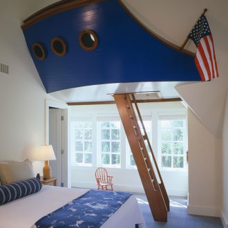 Ναυτικό στυλ παιδικό δωμάτιο