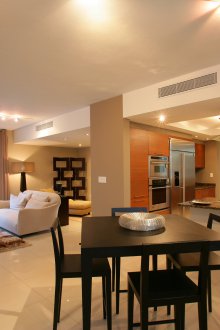 Μεγάλο σχεδιασμό κουζίνας καθιστικού