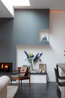 Σχεδιασμός κουζίνας σαλόνι ζωγραφική