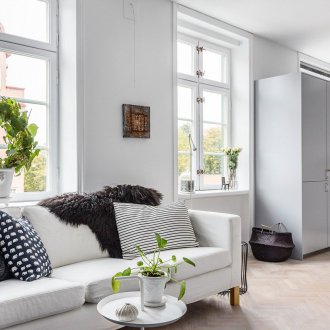 Σχεδιασμός σχεδίου κουζίνας σαλόνι