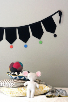 Διακόσμηση για παιδιά με σημαίες