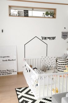 Δωμάτιο παιδικού δωματίου μονόχρωμη