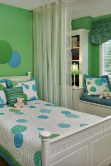 Διακοσμητικό παιδικό δωμάτιο πράσινο