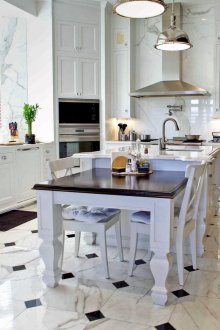 Πλακάκια στο πάτωμα της κουζίνας