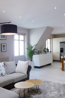 Ανακατασκευή της κουζίνας του καθιστικού